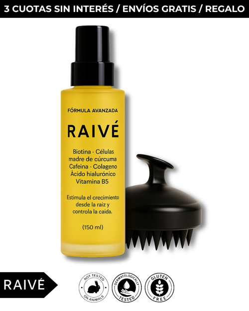 Spray Activador de Crecimiento Capilar: Tratamiento Anticaída + Masajeador Capilar – 150 ML