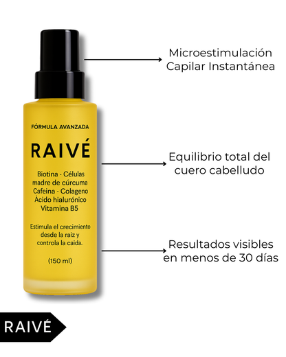 Spray Activador de Crecimiento Capilar: Tratamiento Anticaída + Masajeador Capilar – 150 ML